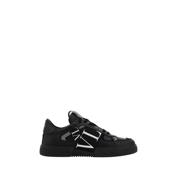 Valentino Garavani Black Leather VL7N Sneakers